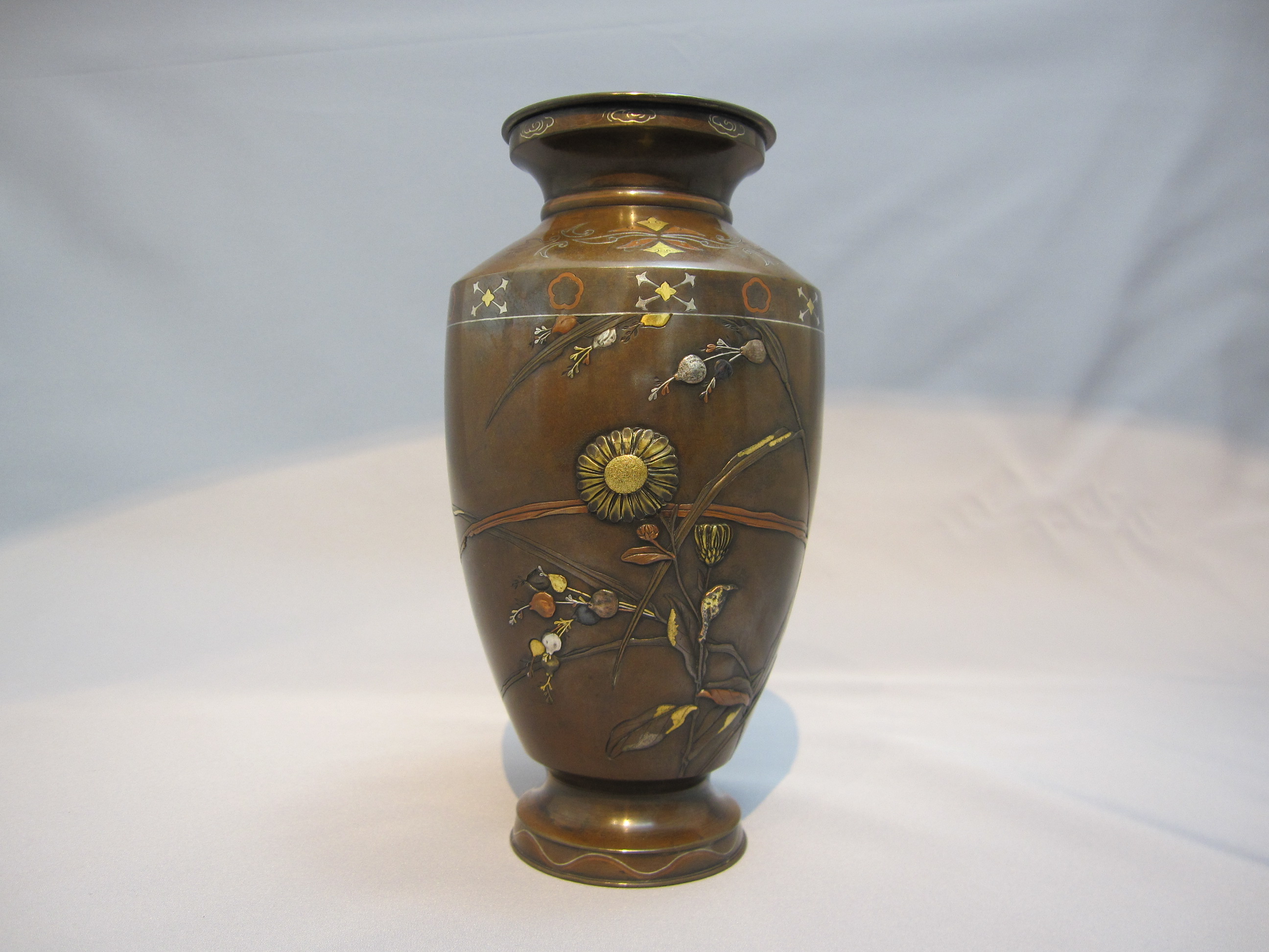 海】江戸明治金工 長手猿図 金目 手彫 目貫一体 銅製鍍金 骨董品