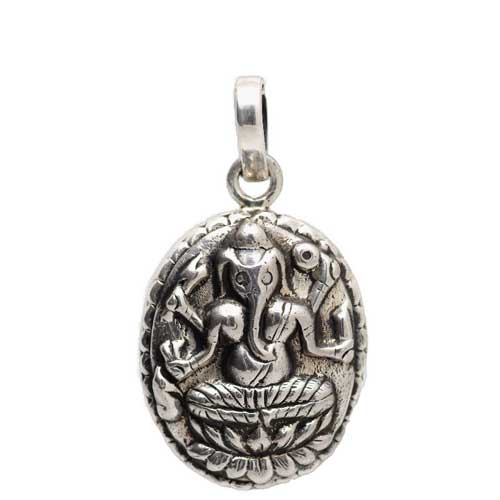 ガネーシャ神ペンダントトップ（シルバー925） | ガネーシャ神と開運グッズ