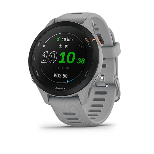 Forerunner255S_PowderGray_left