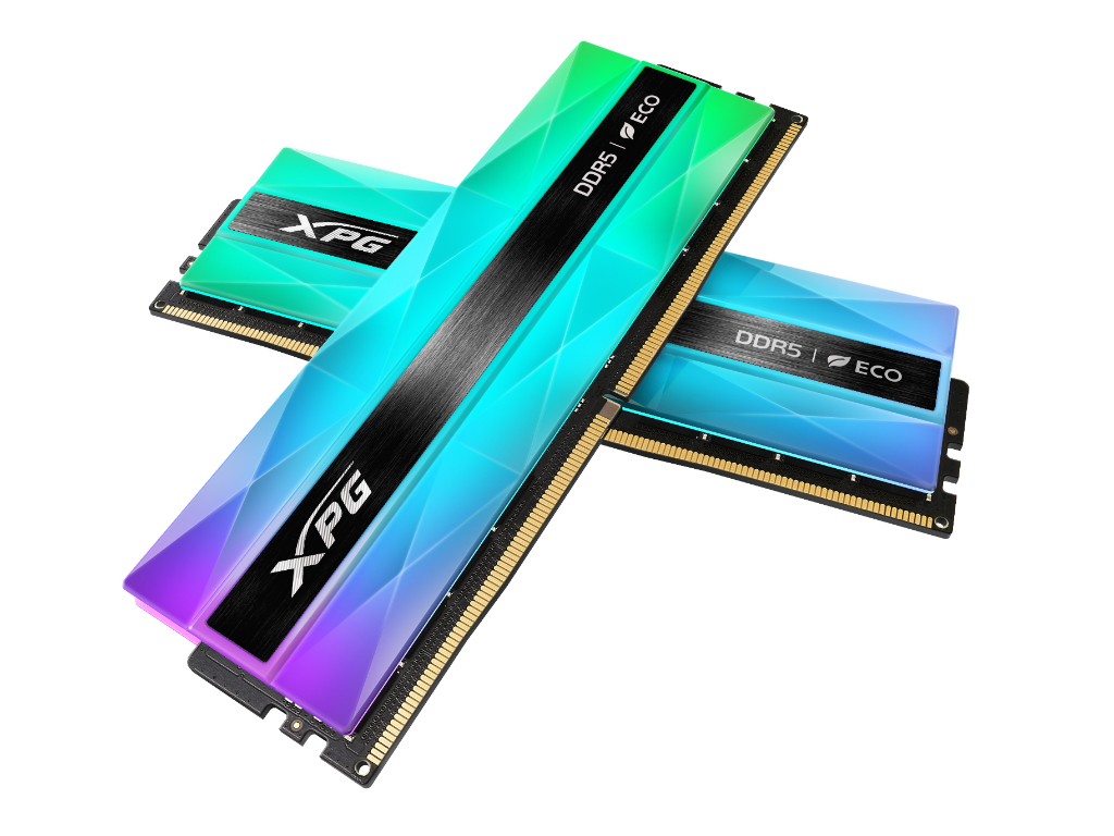 表面積の約60%が発光するDDR5メモリ、XPG「LANCER NEON RGB」国内販売