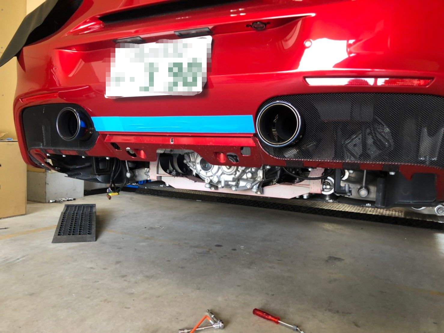 フェラーリ 488モデル パワークラフト可変バルブマフラー販売／即時