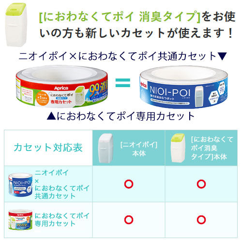 ニオイポイ×におわなくてポイ共通カセット×24 ベビー用品 おむつ用