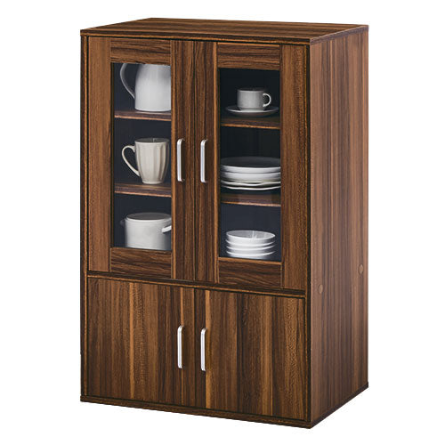 ロータイプ食器棚 キッチン収納 食器棚 おしゃれ ぼん家具 KCB000054