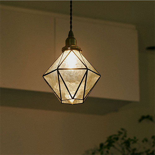 ペンダントライト 1灯 ガラス 照明 ライト おしゃれ ぼん家具