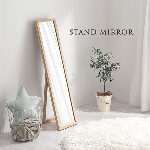 スタンドミラー 幅27cm ミラー ドレッサー おしゃれ ぼん家具