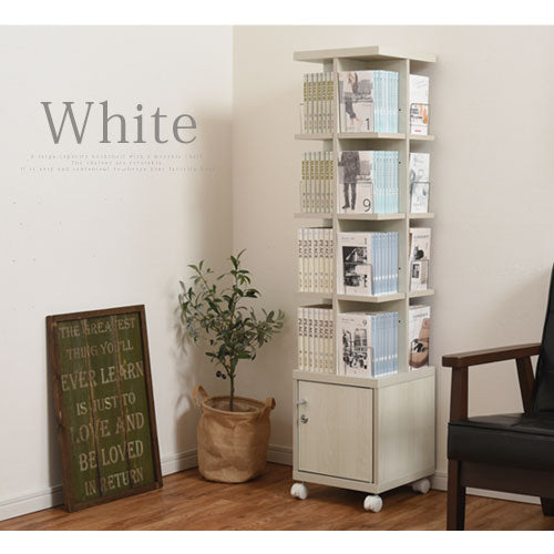 マルチタワーラック 鍵付タイプ 本棚 ラック タワーラック おしゃれ