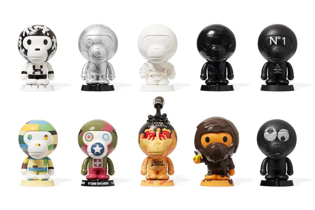 BAIT x A Bathing Ape 10 Artists 8 Inch Baby Milo Figurine