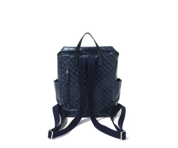 美品 ゲラルディーニ ソフティ 2way ハンドバッグ リュック 総柄