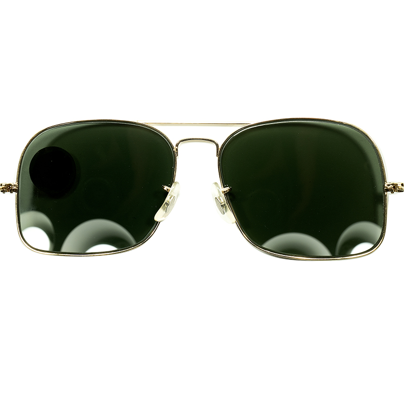 GIG LAMPS 1970s B&L RAYBAN WINNER GOLD METAL size 58/16 with
