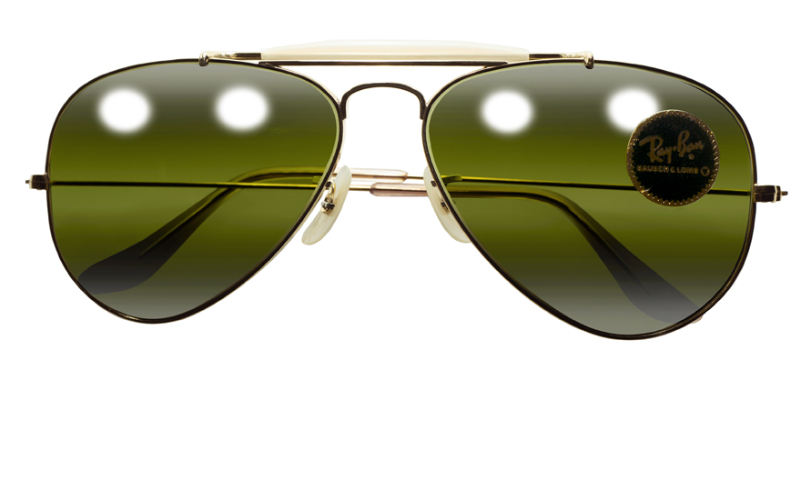 GIG LAMPS 1950s-1960s B&L RAYBAN OUTDOORSMAN 1/10 12KGF size 58/14