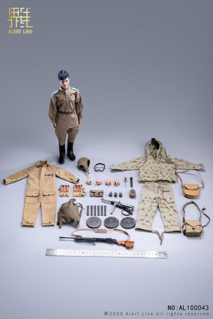 WWII Soviet Airborne Forces | 1:6 Scale WWII Russian Figure Sets