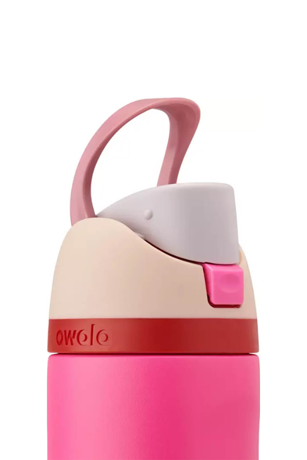 Owala FreeSip 24 oz Stainless Steel Water Bottle in Pink | C05769