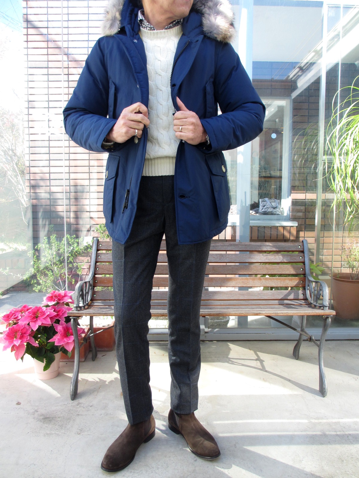 woolrich ウールリッチ アークティックパーカー XS ロイヤルブルー