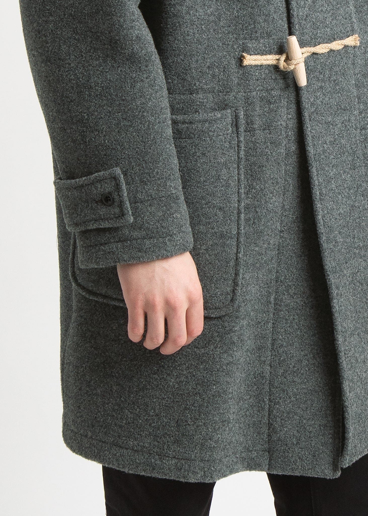 Men's Original Monty Duffle Coat Grey - Gloverall – Gloverall