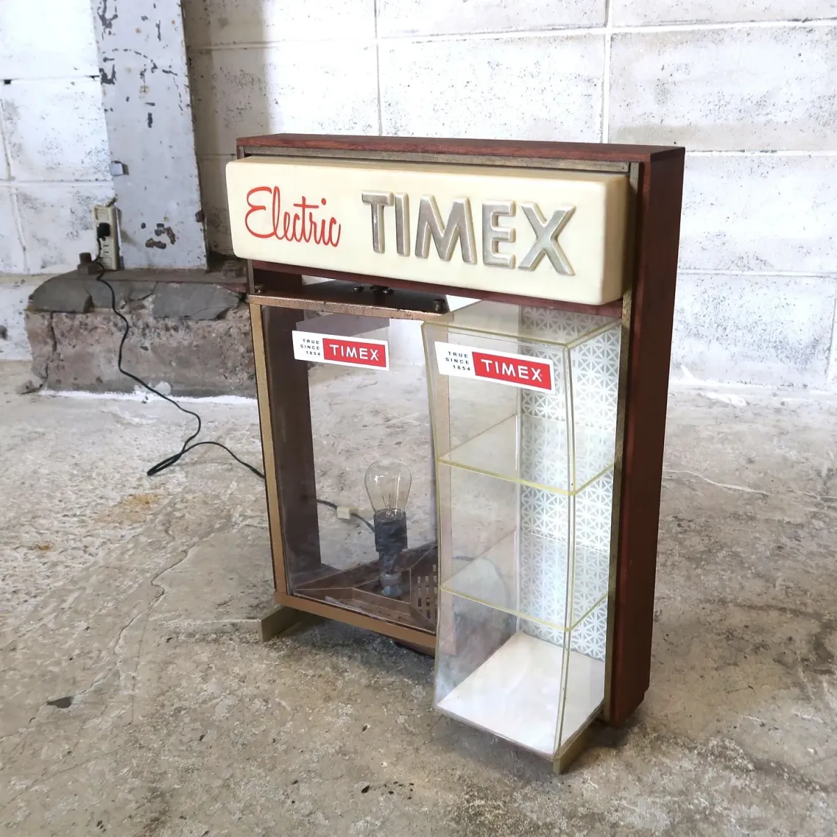 50's TIMEX モーション ショーケース ｜ glow ANTIQUES