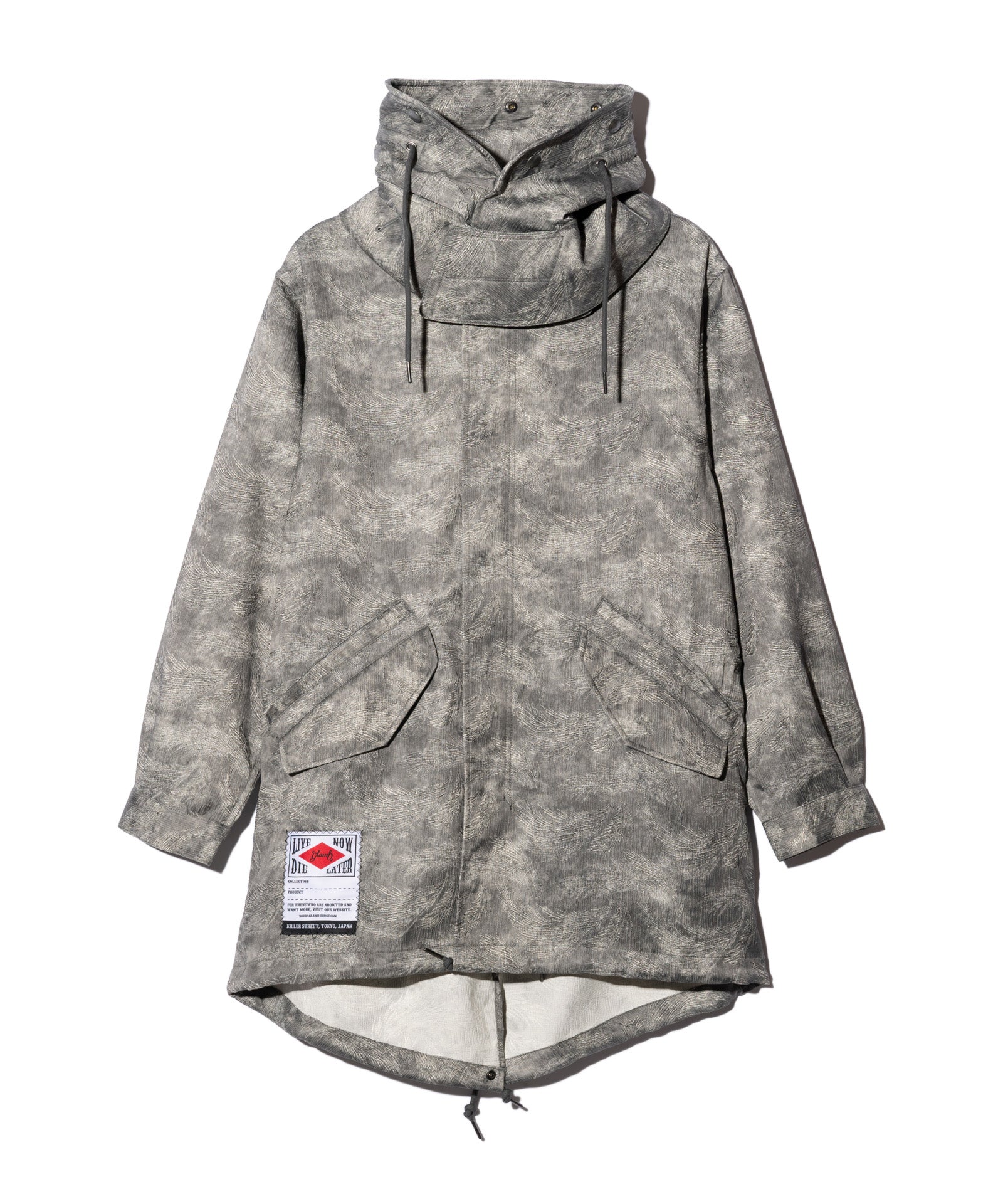 GB0226/JKT01 : High Neck Shirt Mods Coat / ハイネックシャツモッズ