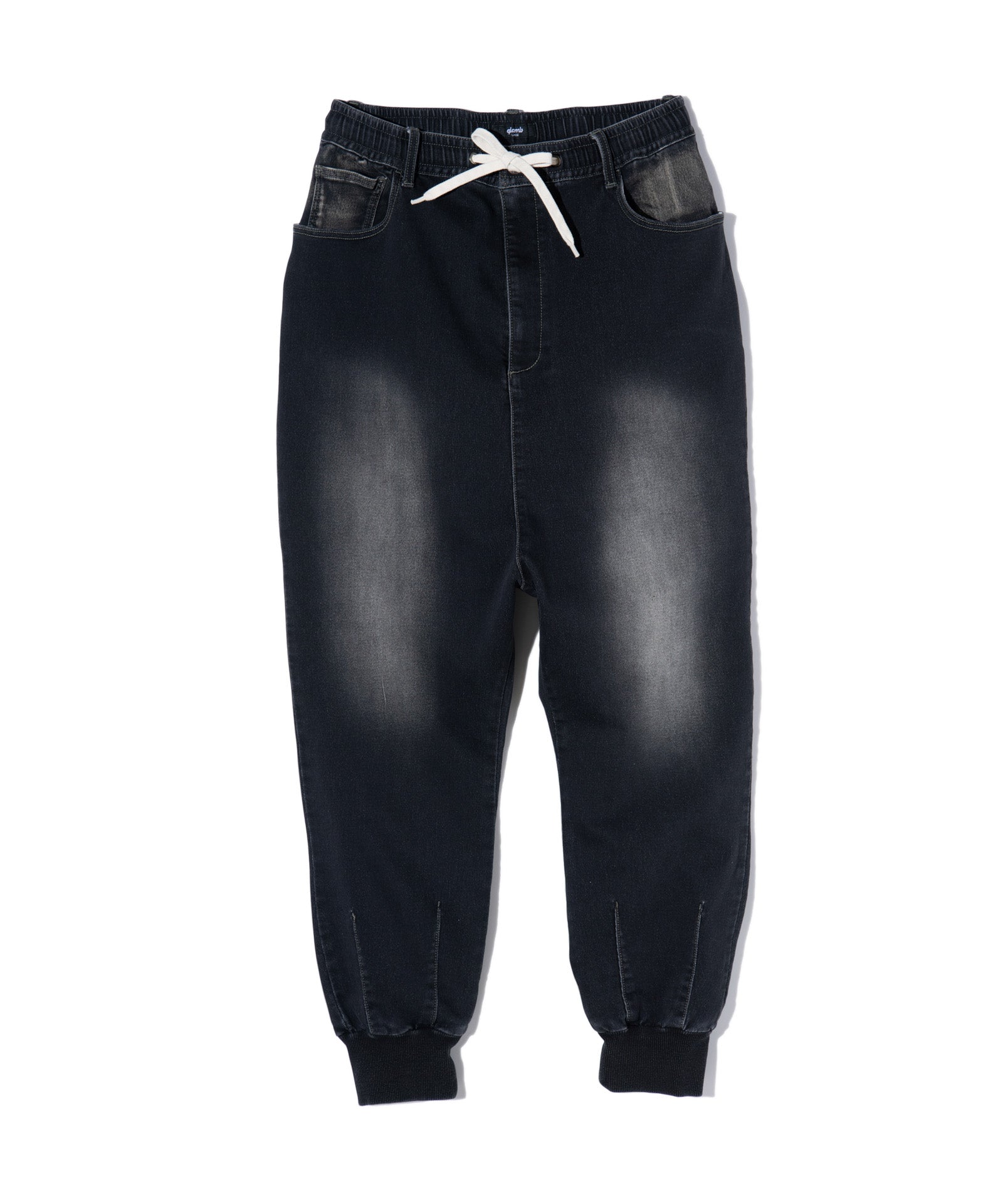 GB0424/P11 : Knit Sarrouel Denim / ニットサルエルデニム | glamb