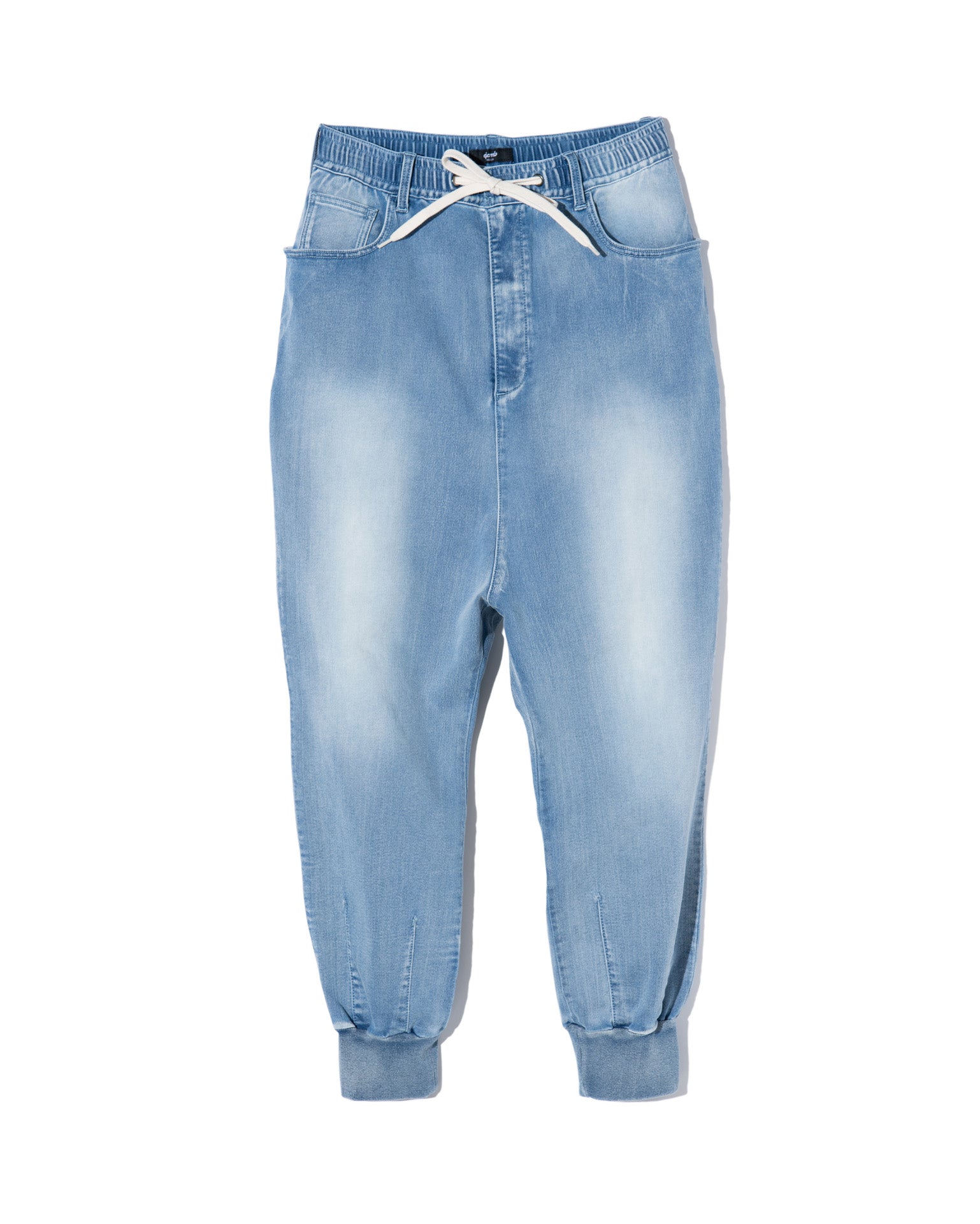 GB0424/P11 : Knit Sarrouel Denim / ニットサルエルデニム | glamb