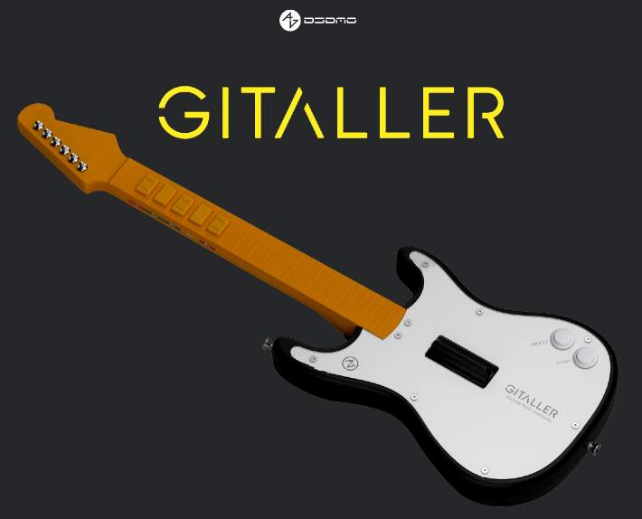 DJ DAO GITALLER GITADORA用アーケード風コントローラー