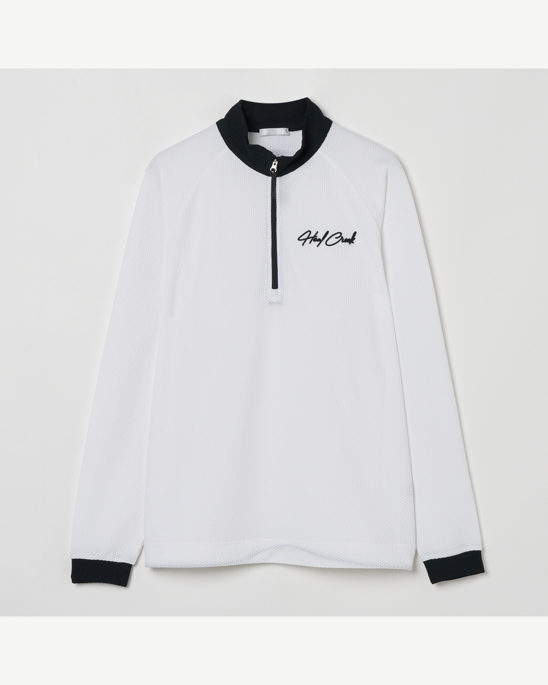 Heal Creek フード付きゴルフシャツ サイズ50 ホワイト Heal Creek