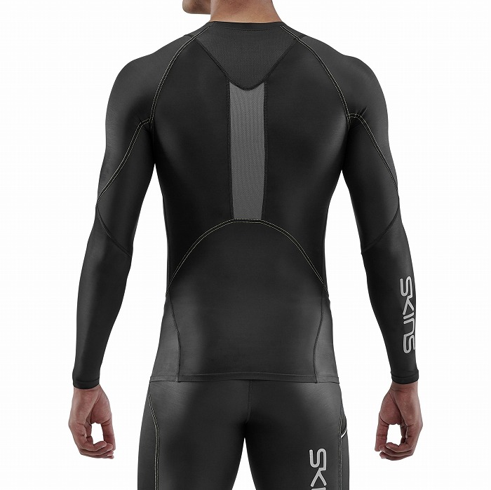 SKINS（スキンズ）SERIES-3 メンズトップスロングスリーブ ブラック(44