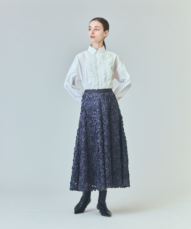 テープ刺繍レーススカート / GRACE CONTINENTAL | GRACE CONTINENTAL