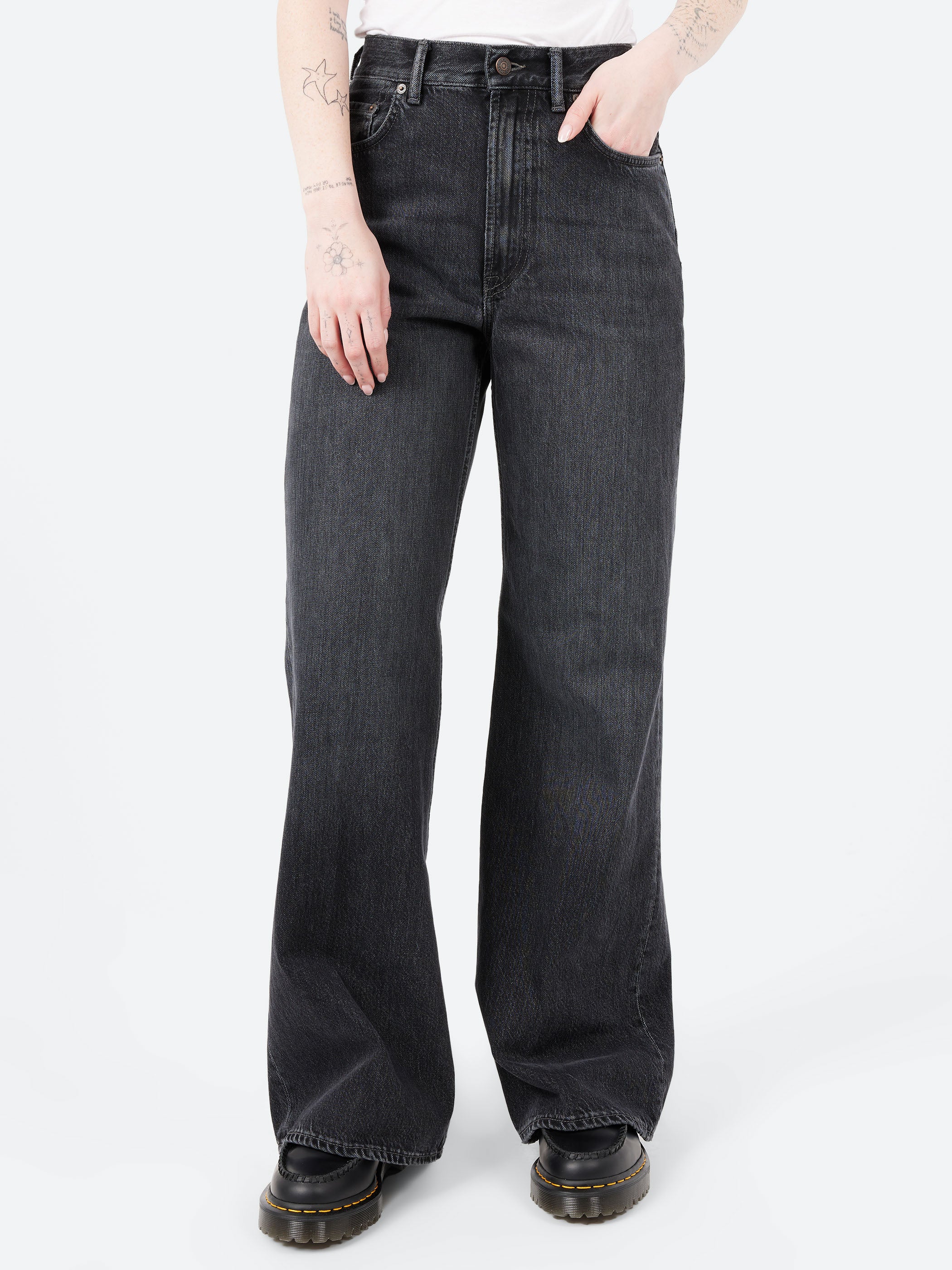 Acne Studios - 2022F Relaxed Fit Jeans in Black – gravitypope