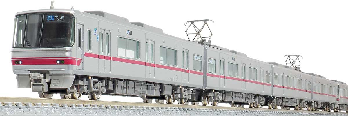 31713＞名鉄5000系（ボルスタレス台車編成・標識灯点灯）8両編成セット