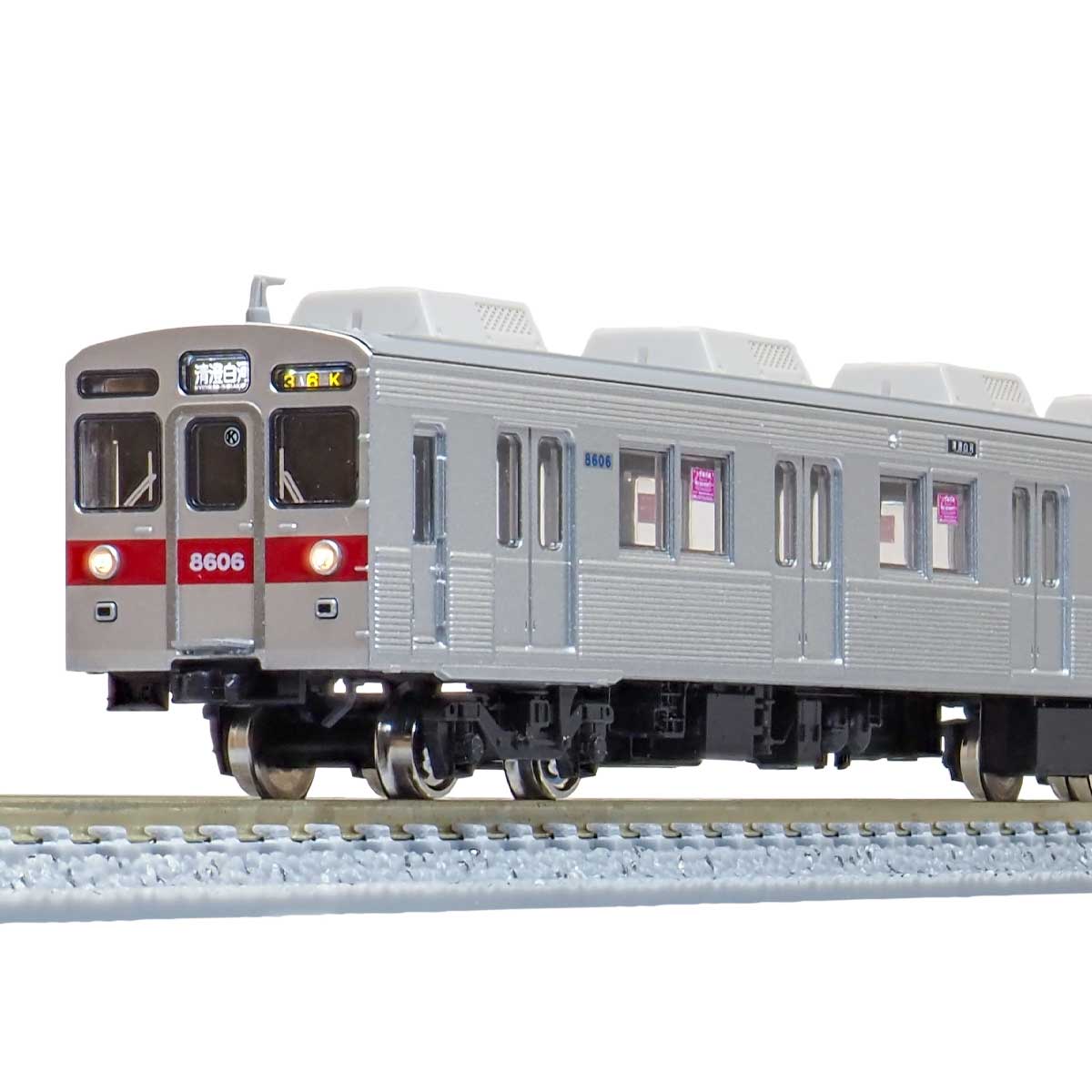 31540＞東急電鉄8500系（8606編成・黄色テープ付き）増結用中間車6両