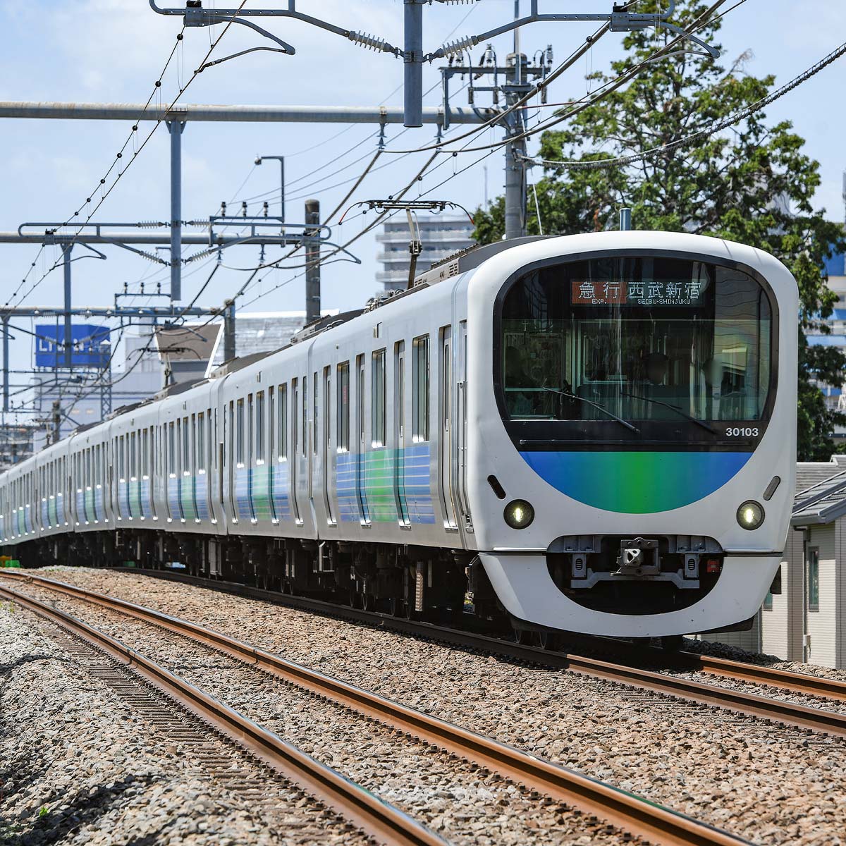 32063＞西武30000系（新宿線・前面ロゴ無し・車番選択式）基本4両編成