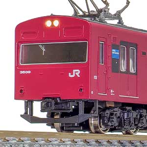 31512＞JR103系3500番台 播但線（台車黒）4両編成セット（動力付き
