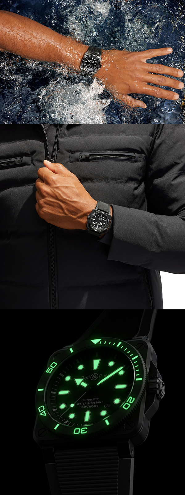 ベル＆ロス(BELL & ROSS) 2024新作 ベル＆ロス「BR 03 ダイバー」が