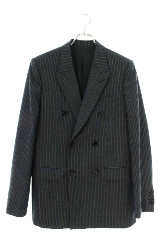 CELINE（レザージャケット Celine テーラードジャケット 46 エディ