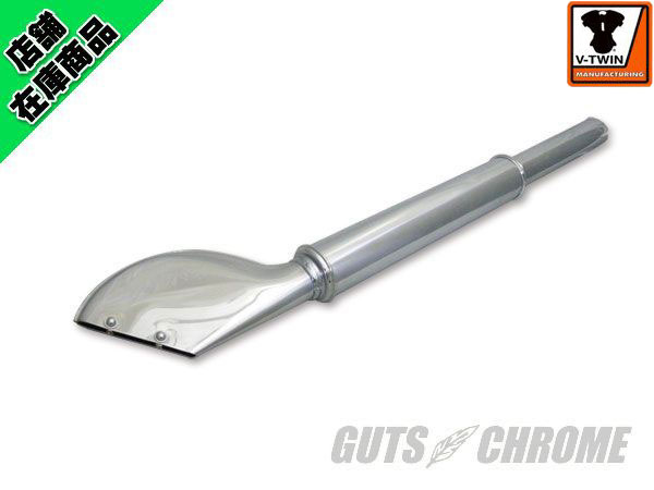 ハーレー ナックル フィッシュテールマフラー 2in1 hd-parts_1800-2333