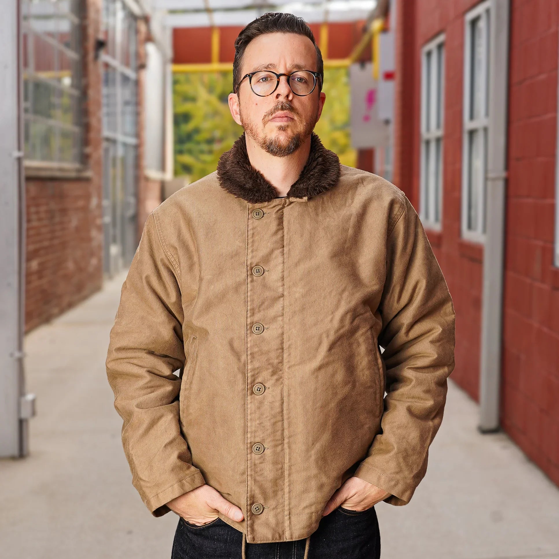 Wythe Deck Jacket - Faded Olive – Guilty Party
