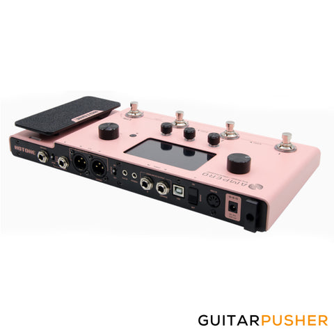 Hotone MP-100PK Ampero Amp Modeler & Multi-Effects Processor (Pink