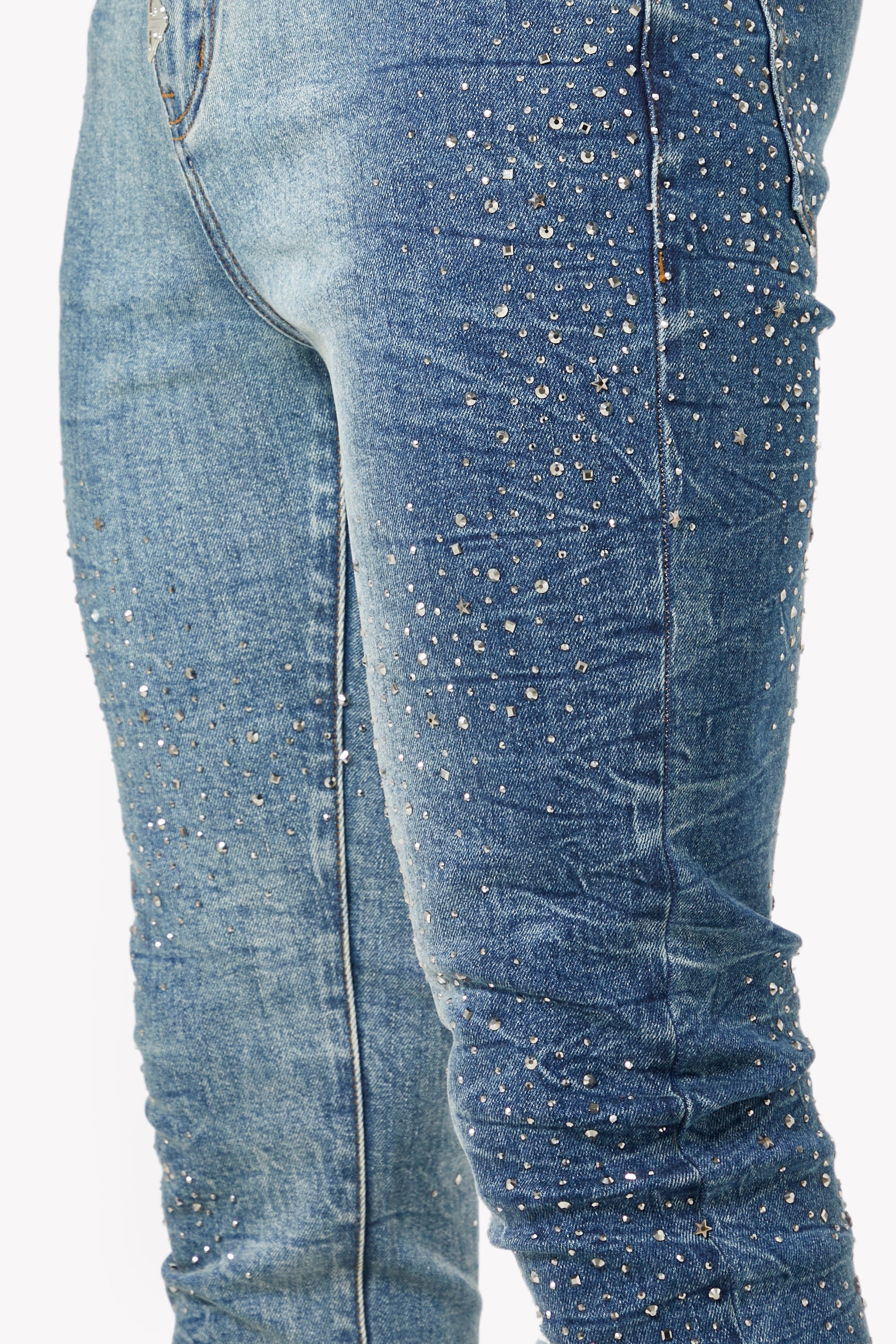 Acid Blue Starry Sky Denim – GUAPI CLOTHING FZ-LLC