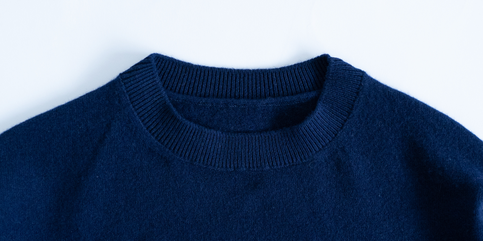 d WEAR クルーネック ウールセーター・ ネイビー・S | D&DEPARTMENT