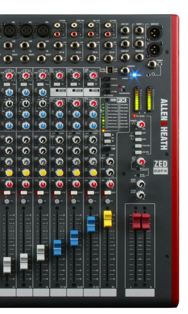 Allen & Heath ZED 22FX - DM Music Ltd