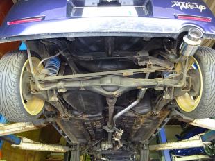 EKスポーツ H82W 3G83 柿本改 マフラー取付です！｜車のチューニング