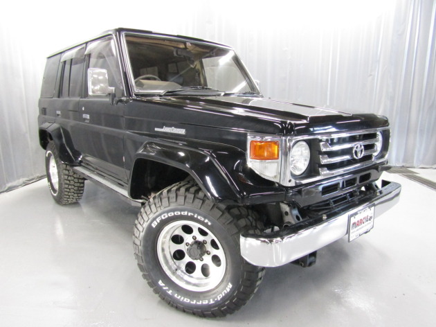 ランクル77ZX オートマ サンルーフ 前後デフロック車両入庫！76グリル