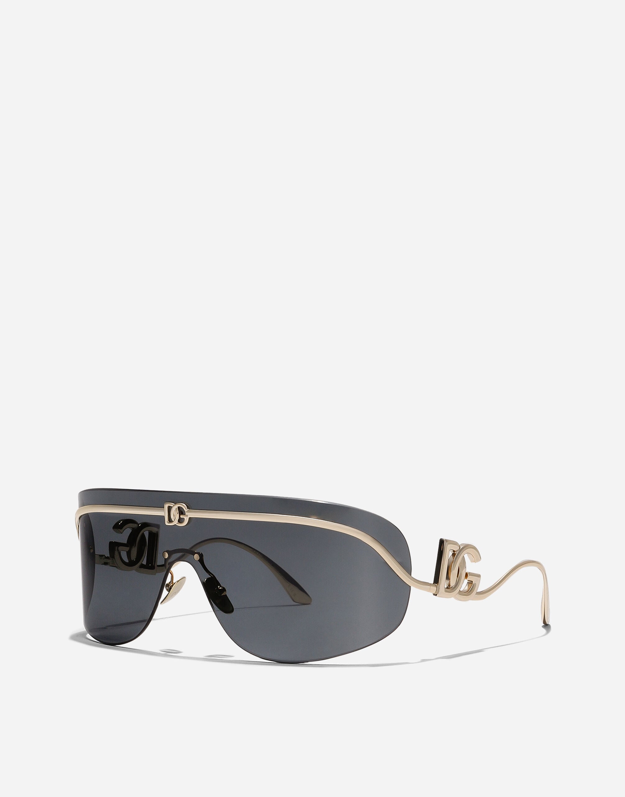 Statement Sunglasses in Black and gold for Women | Dolce&Gabbana® US