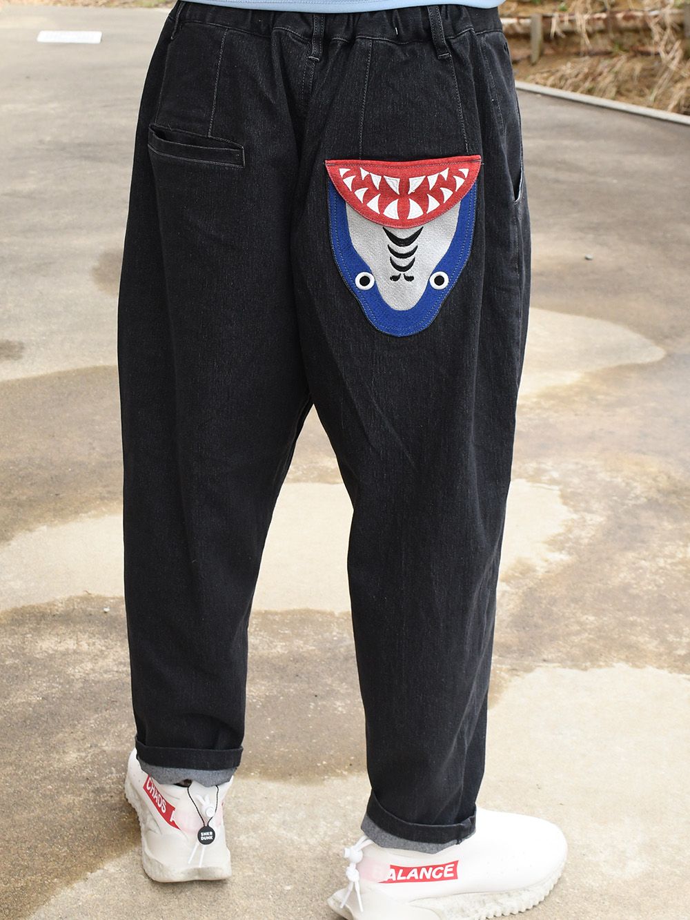 PUNK DRUNKERS - 鮫人テーパードデニム | DOLL