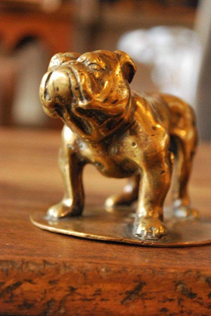 アンティーク ブロンズブルドッグ
