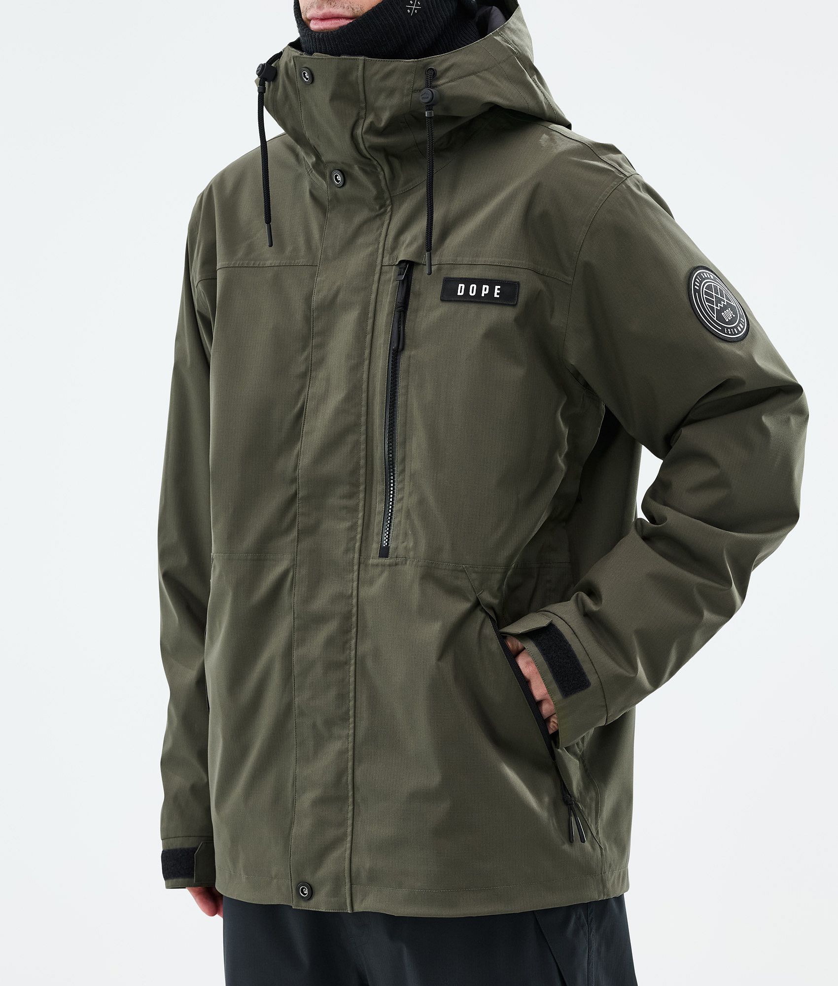 Dope Blizzard Full Zip スノーボードジャケット メンズ Olive Green