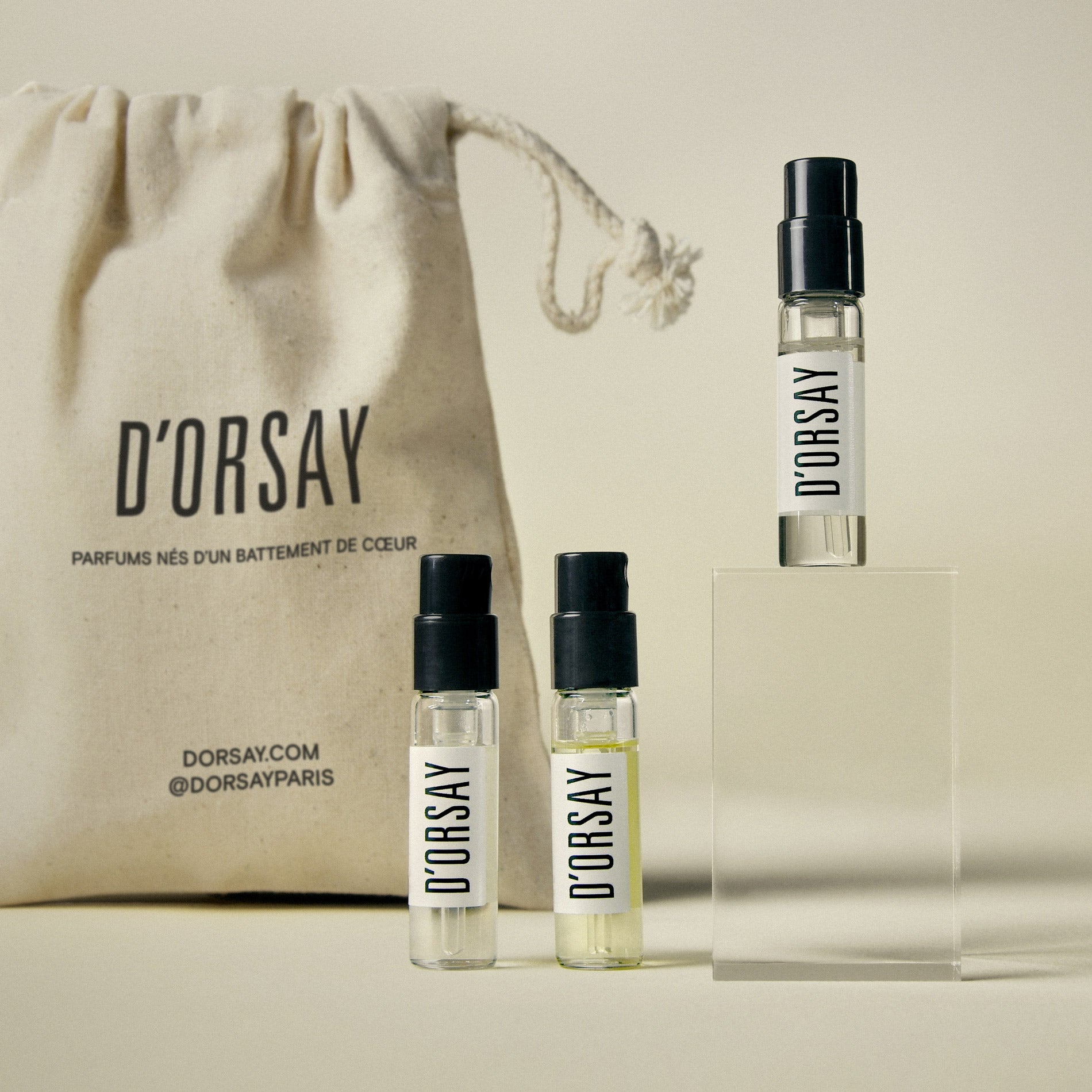 Parfums D'ORSAY Paris sample kit - 3 unisex fragrances – Maison D