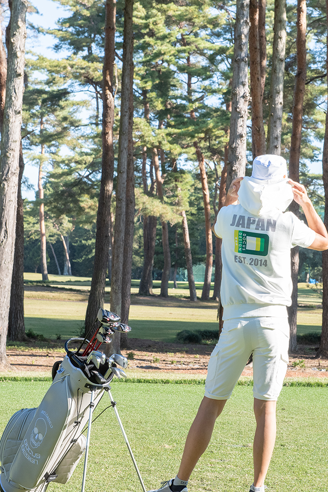 DCM23S012 Short Sleeve Hoodie | Haraken DOCUS ドゥーカスゴルフ