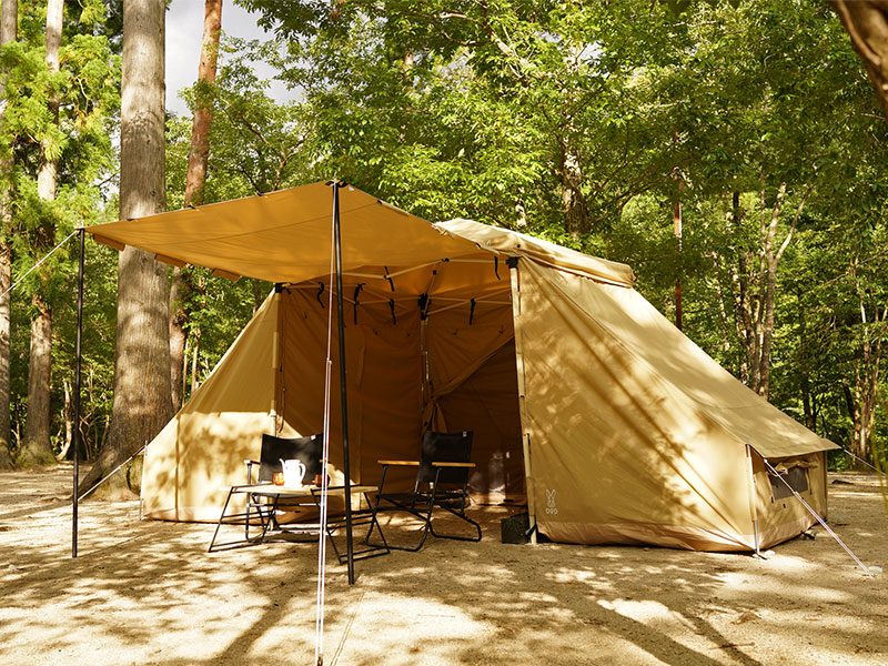 販売終了】TCサイドテントM（カーキ） T1-680-KH - DOD（ディーオー