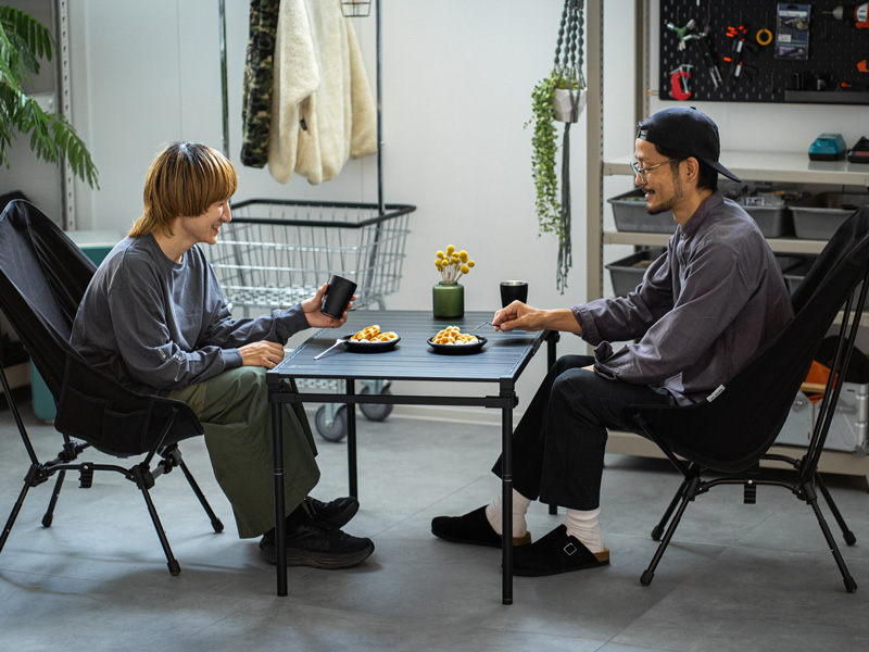 ナニゲニーテーブルL TB6-017-BK - DOD（ディーオーディー）【公式