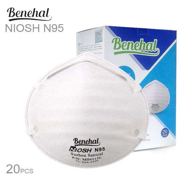 Benehal NIOSH N95 Mask (Box of 20) - David Scott Company
